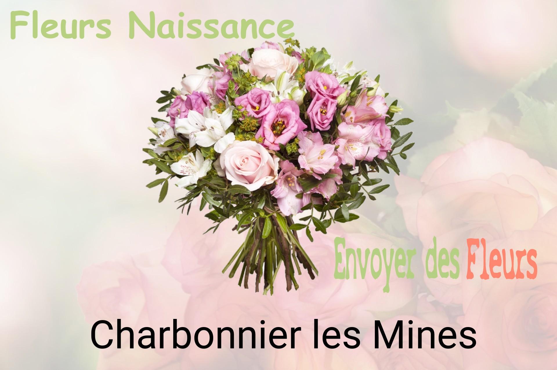 Bouquet de fleurs de naissance livré à Charbonnier-les-Mines